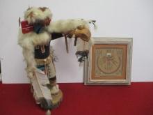 Signed Earle Dancer Kachina Figure by Jeremy and Sand Cast
