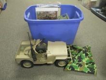 King Size Plastic Jeeps and Accessories