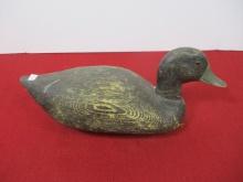Hand Carved Wooden Canadian Maritime Decoy-Black Duck