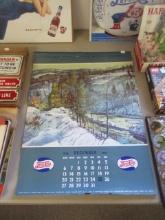 Original 1942 Pepsi-Coal Advertising Calendar