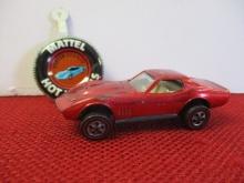 1968 Mattel Hot Wheels Custom Corvette Redline Die Cast Car