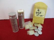 Steel War Penny and Nickel Lot