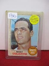 1968 Topps Rocky Colavito Trading Card