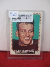 1964 Topps Len Dawson Trading Card
