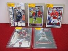 Mixed Tom Brady Trading Cards-Lot of 5