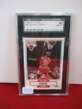 SGC Graded 1990-1991 Fleer Michael Jordan Trading Card