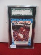 SGC Graded 1989-1990 Fleer Michael Jordan Trading Sticker