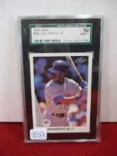 SGC Graded 1990 Leaf Ken Griffey Jr. Trading Card