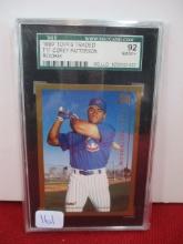 SGC Graded 1999 Topps traded Corey Patterson Trading Card