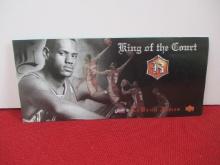 Upper Deck Labron James "King of the Court" Oversized Trading Card