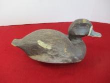 Canadian Maritime Hand Carved Wooden Decoy-Bluebill