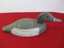 Canadian Maritime Hand Carved Wooden Decoy-Bluebill