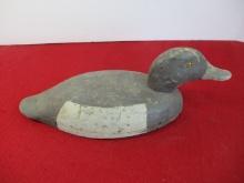 Canadian Maritime Hand Carved Wooden Decoy-Bluebill