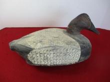 Canadian Maritime Hand Carved Wooden Decoy-Canvasback