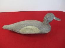 Canadian Maritime Hand Carved Wooden Decoy-Bluebill