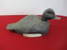 Canadian Maritime Hand Carved Wooden Decoy-Bluebill