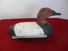 Canadian Maritime Hand Carved Wooden Decoy-Canvasback