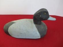 Canadian Maritime Hand Carved Wooden Decoy-Bluebill