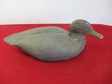 Canadian Maritime Hand Carved Wooden Decoy-Black Duck