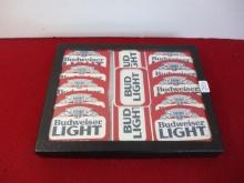 Budweiser NOS Metal Advertising Tags-Lot of 13