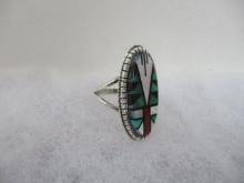 Sterling Silver Native American Turquoise Ring