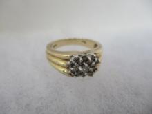 10k Gold with Diamond Ring