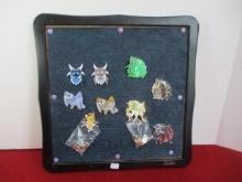 Fantasy Enamel Evening Shadow Pins Mixed Lot