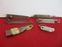 Pabst Blue Ribbon Bottle Openers Lot-6 Openers