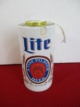 Miller Lite Porcelain Advertising Alcohol Burner/Oil Lamp