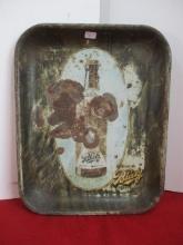 Early Blatz Advertising Beer Tray