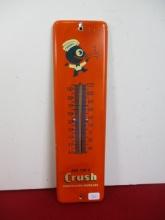 Orange Crush Tin Advertising Thermometer