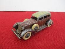 Early Tootsie Rubber Wheel Sedan