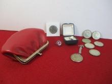 Interesting Mixed Lot-Coins-Jewelry