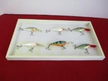 Rapala Shad Rap Fishing Lures-Lot of 6-A