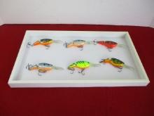 Rapala Shad Rap Jointed Fishing Lures-Lot of 6-A