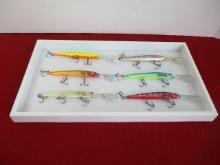 Rapala 6" Diver Fishing Lures-Lot of 6-B