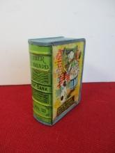Tin Lithograph Mother Hubbard Coin Bank