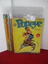 WDL Comics British 1950's Popeye Mixed Comic Books-Lot of 10