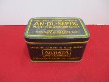 Crayola Crayons Early Dustless Blackboard Crayon Advertising Tin