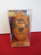 2001 Super Bowl II Tribute Wooden Ball