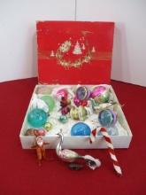 Vintage Christmas Ornament Grouping