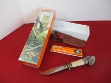 Marble's Gladstone-Campcraft Maple/Crown Stag Fixed Blade Knife