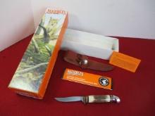 Marble's Gladstone-Sportsman Stag/Aluminum Fixed Blade Knife