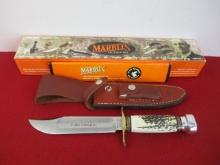 *Marble's Gladstone-7" Lake Ontario Series #1 of 50 Full Brass Guard Custom 2003 Knife