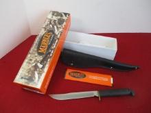 Marble's Gladstone-Kraton Brass Half Guard Filet Knife