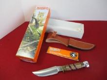 *SPECIAL ITEM-Marble's Gladstone Custom (#1 of 2 Made) Wood/Aluminum Fixed Blade Knife