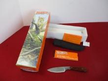 Marble's Gladstone-Custom 200 Yellow Micarta Mini Caper Fixed Blade Knife