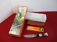 Marble's Gladstone-Buffalo/Stag/Aluminum Fixed Blade Knife