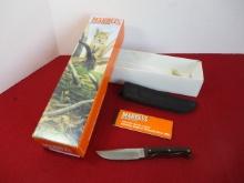 *Marble's Gladstone-(One of a Kind) Brass Pinned Red Micarta Special Mini Knife