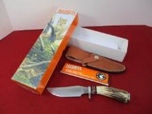 *Marble's Gladstone-1999 Limited Edition 1 of 50 Bison Stag Fixed Blade Knife